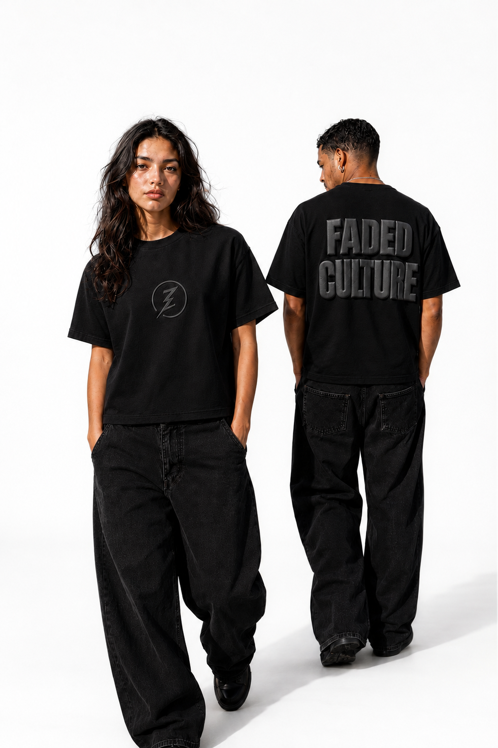 Faded Culture Box Fit T-Shirt