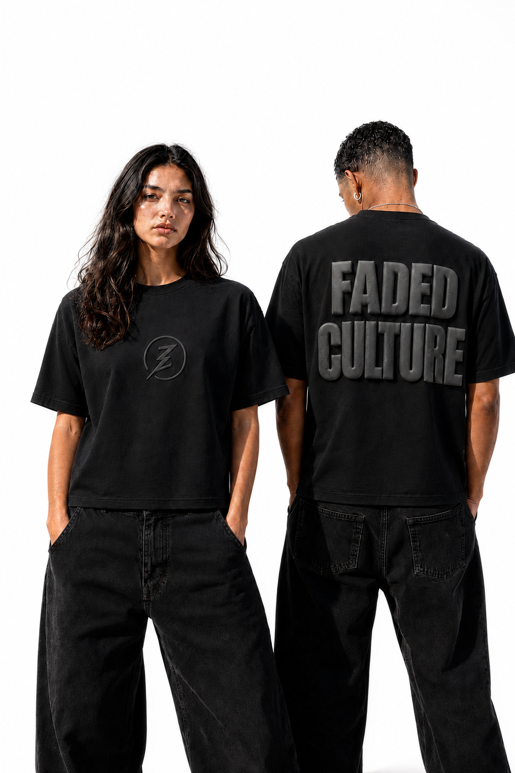 Faded Culture Box Fit T-Shirt