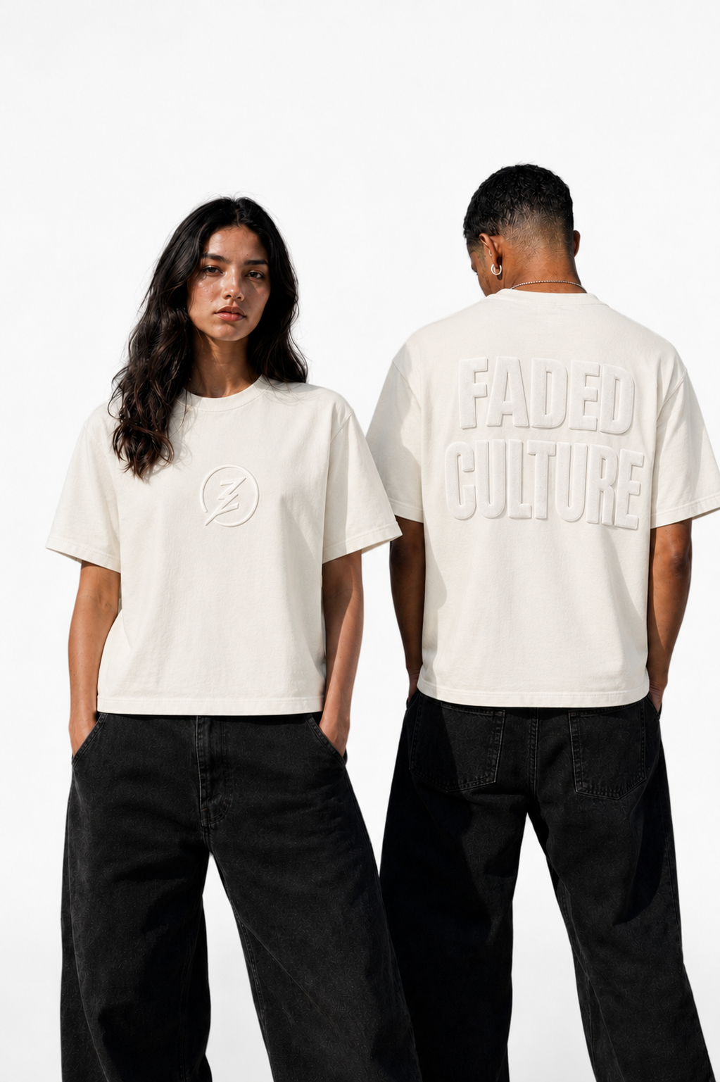 Faded Culture Box Fit T-Shirt
